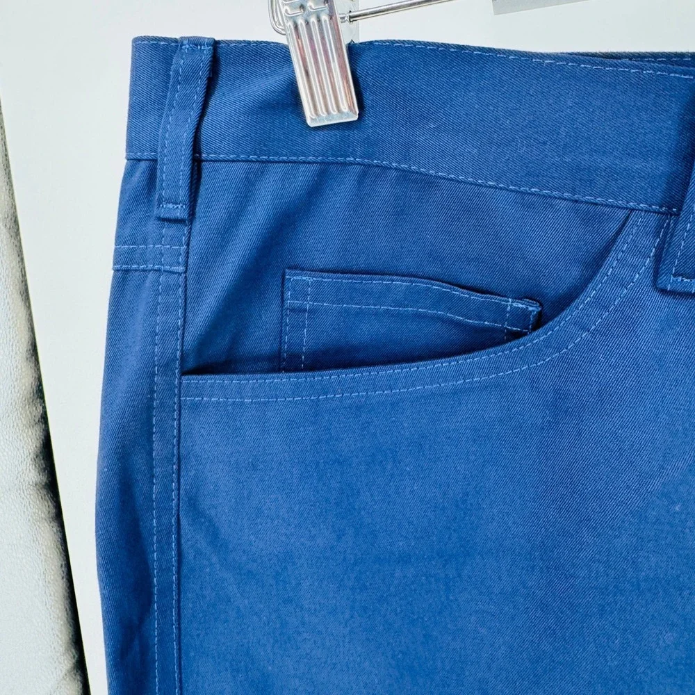 League of Rebels Golf Pants Mens‎ 44x30 Blue Brisbane Moss Cotton Trousers